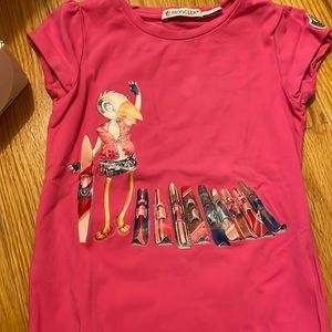 Moncler baby hot pink tshirt brand new